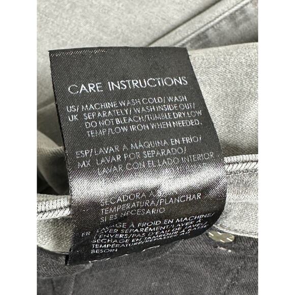 Liverpool Jeans Womens 16 Gray Avery Skinny Crop Stretch Grunge‎ Concert Rock - Picture 6 of 9